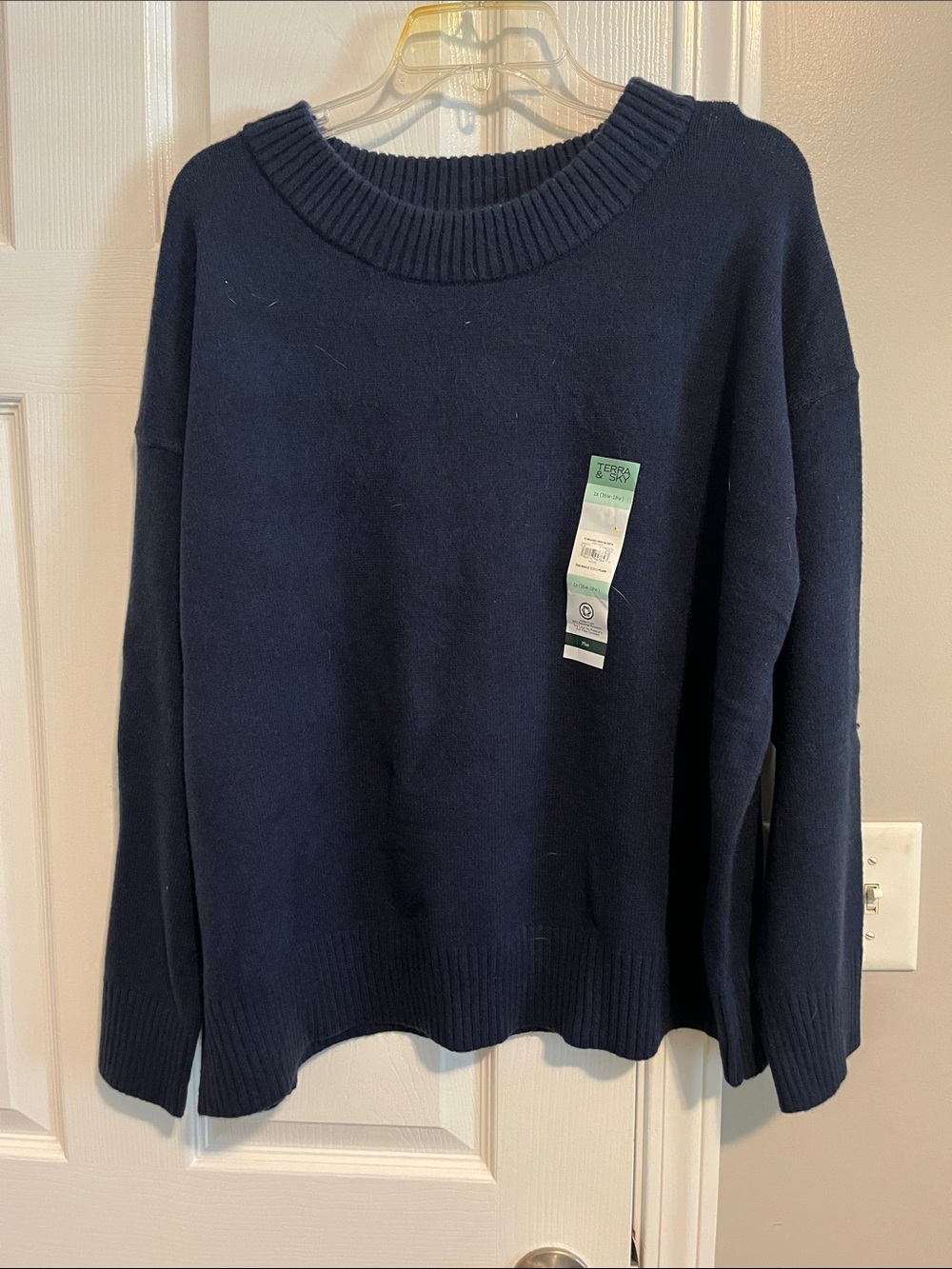 NWT Blue Terra and Sky Crewneck Sweater